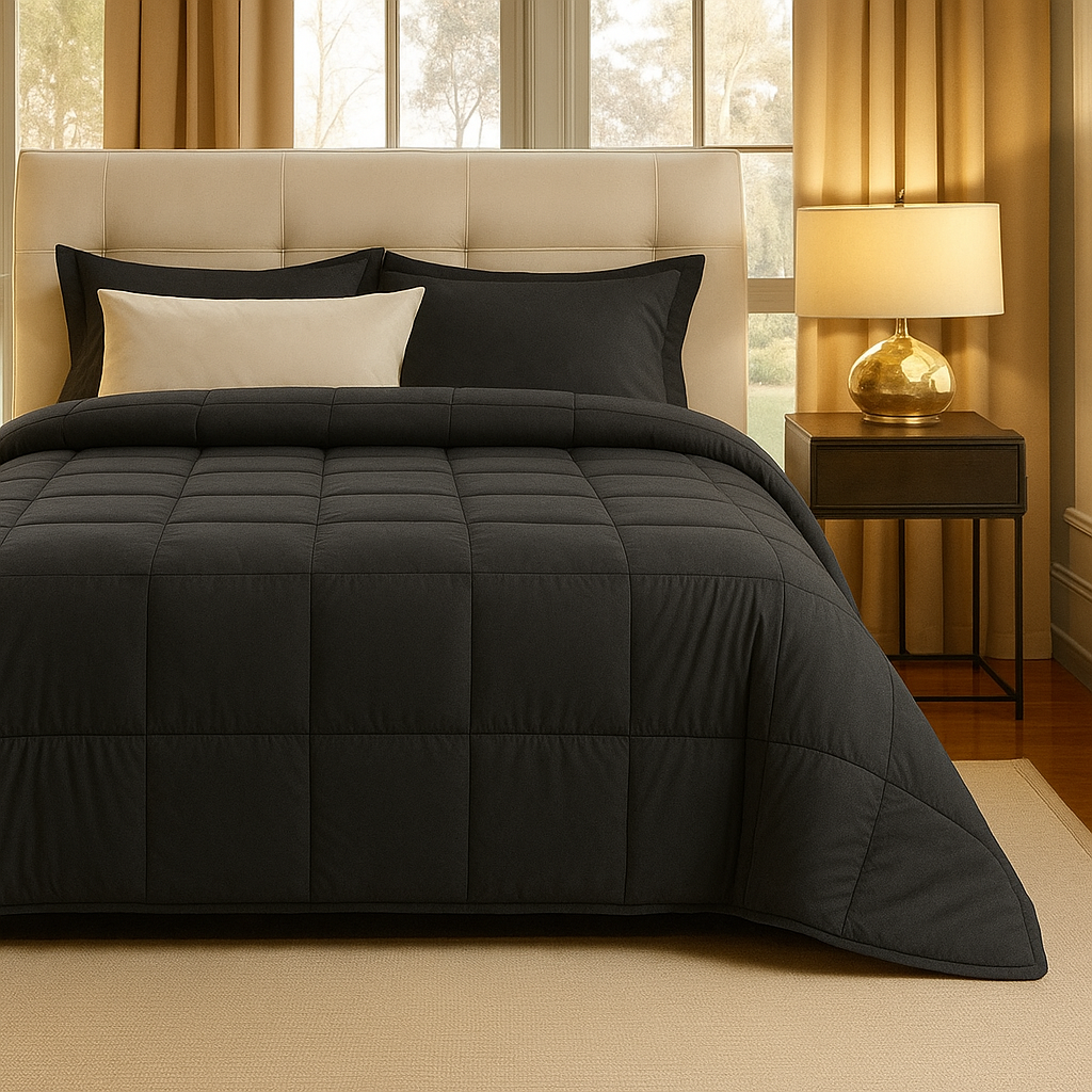 Trapunta Matrimoniale in Velluto Cortina 9 Colori -Botticelli