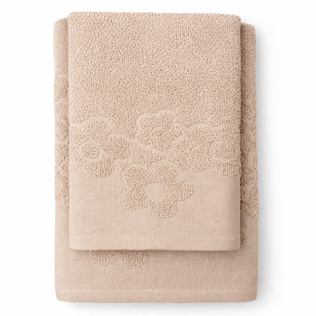 Set Asciugamani 1+1 TULLY Linea Oro in Cotone 400 GSM – Viso e Ospite