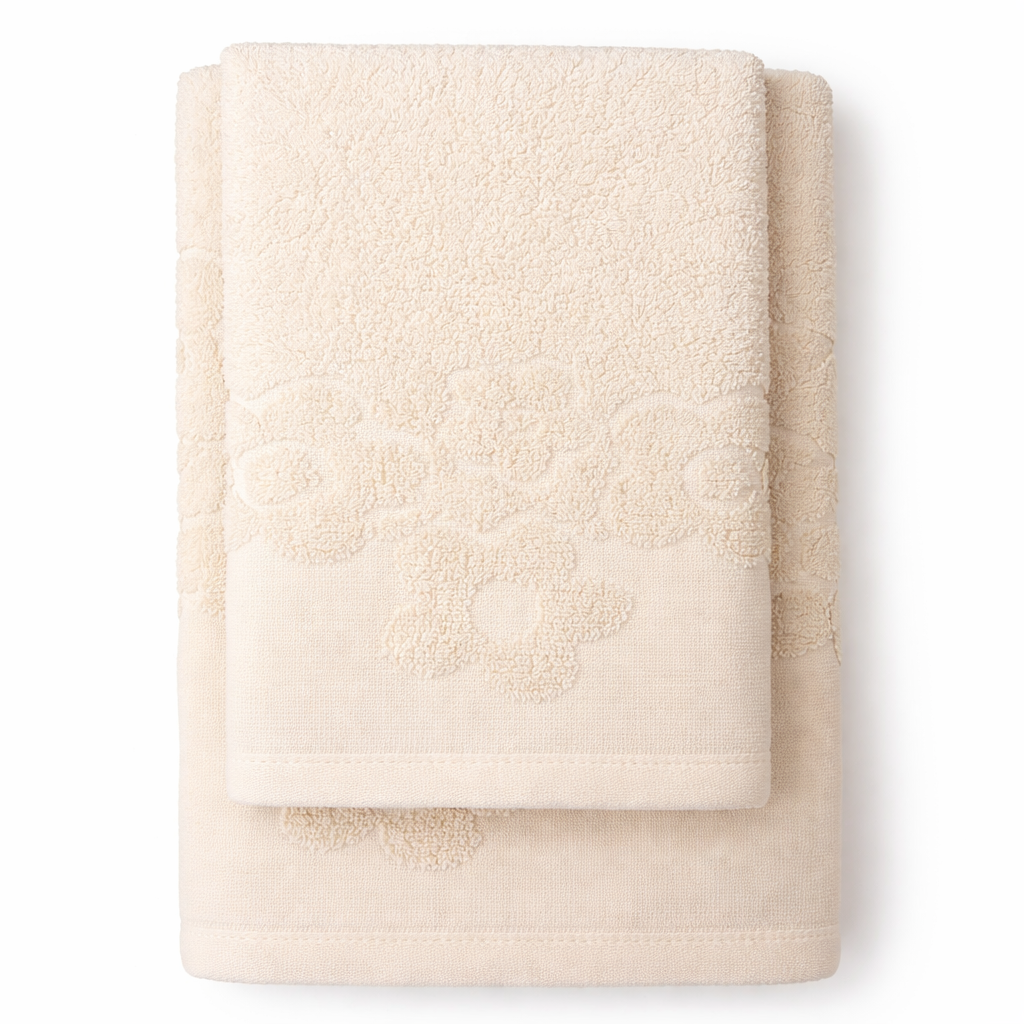 Set Asciugamani 1+1 TULLY Linea Oro in Cotone 400 GSM – Viso e Ospite