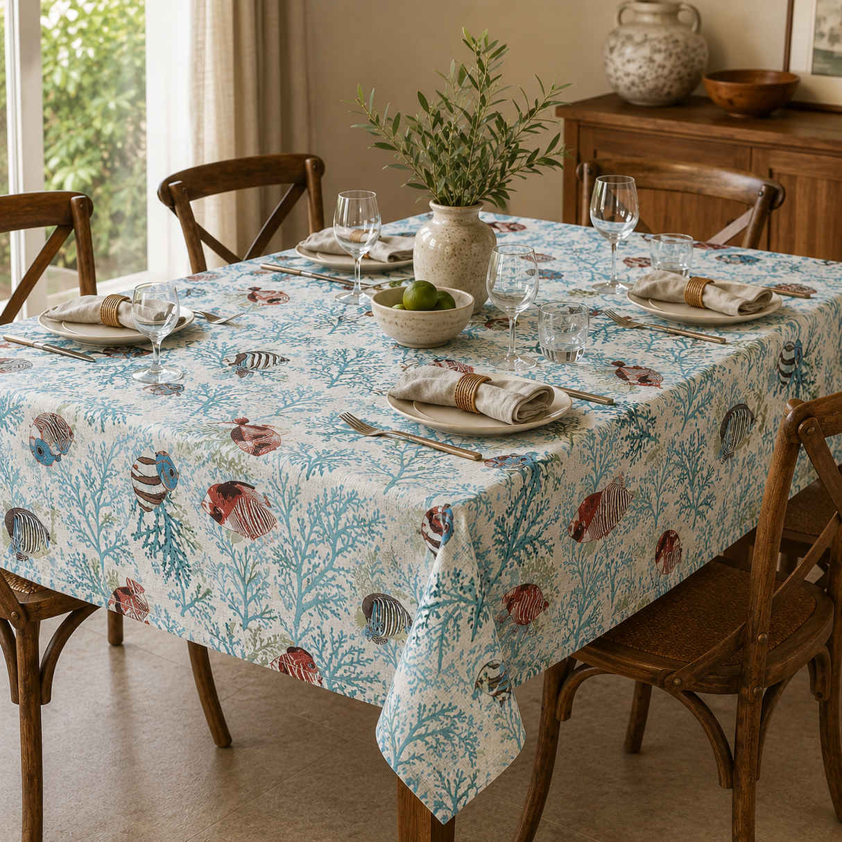 Tovaglia x6 PESCIOLINI - Botticelli Home