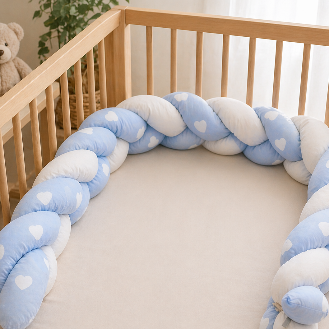 Paracolpi Intrecciato Cuori 150 cm - 7sons