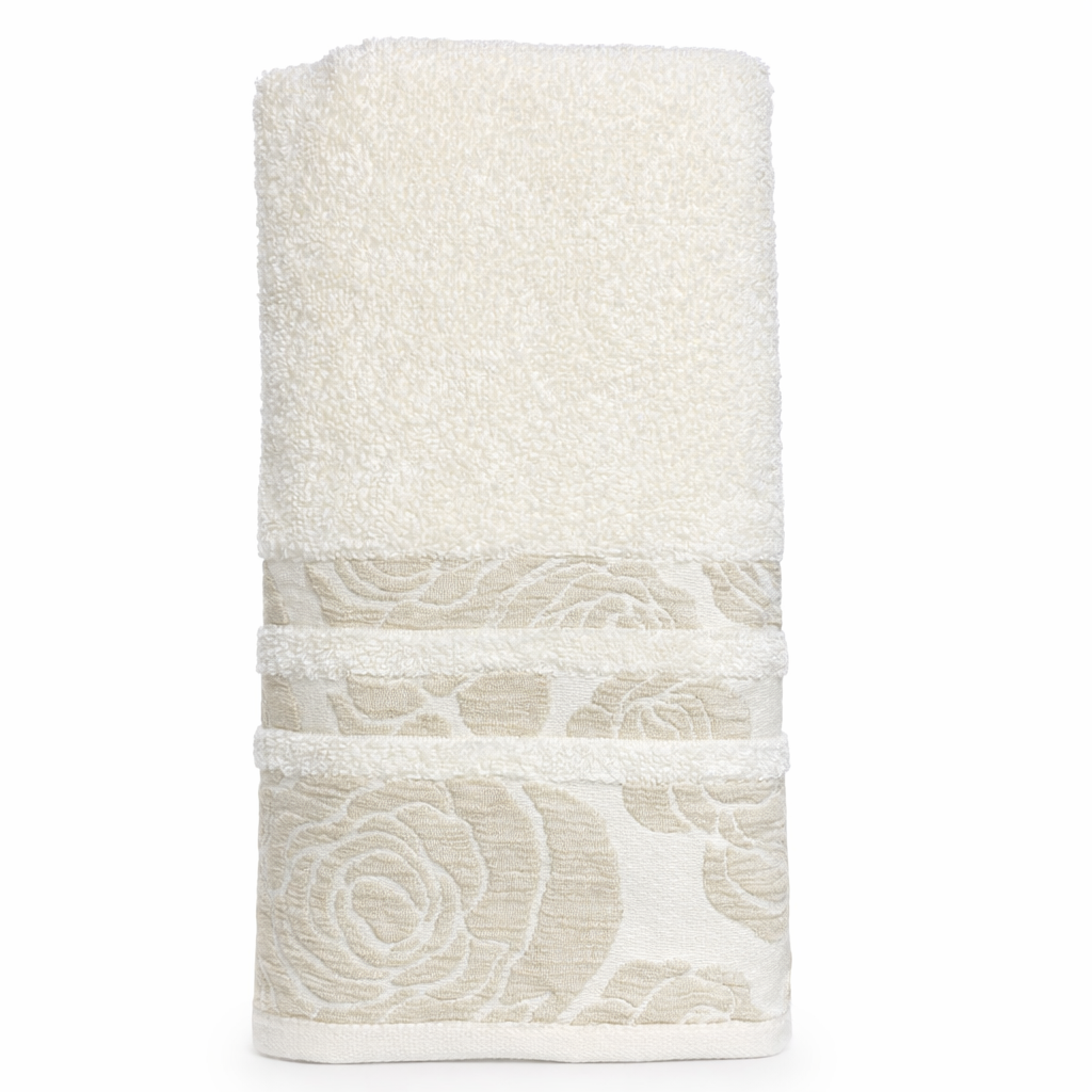 Set Asciugamani 1+1 ELISE Linea Oro in Cotone 400 GSM – Viso e Ospite