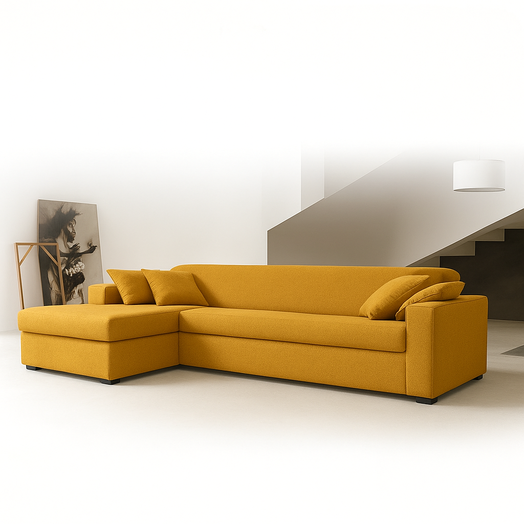 Copridivano elastic COVER PENISOLA adaptable Zucchissime – 2/3/4 Posti