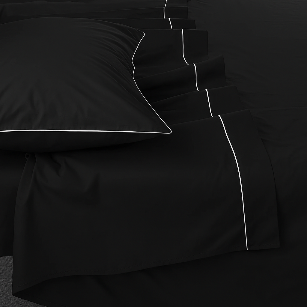 Completo Lenzuola Elsa in Percalle di Cotone 100% – Kari