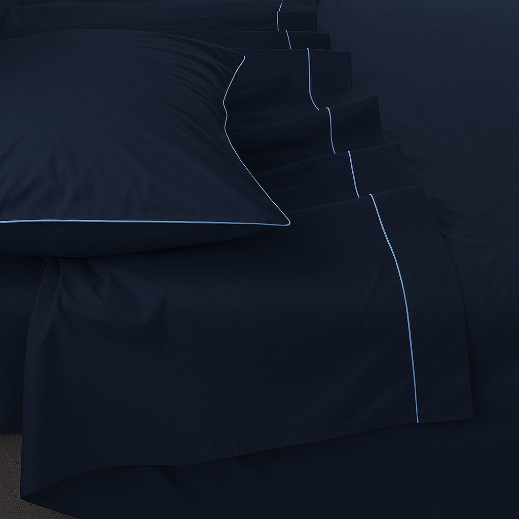 Completo Lenzuola Elsa in Percalle di Cotone 100% – Kari