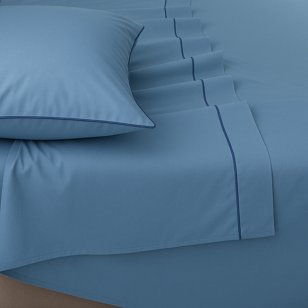 Completo Lenzuola Elsa in Percalle di Cotone 100% – Kari