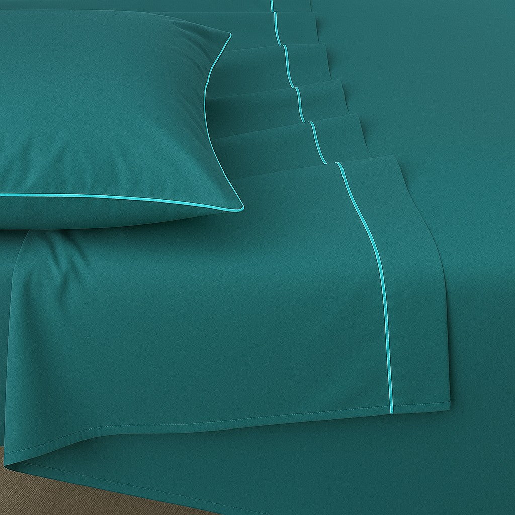 Completo Lenzuola Elsa in Percalle di Cotone 100% – Kari