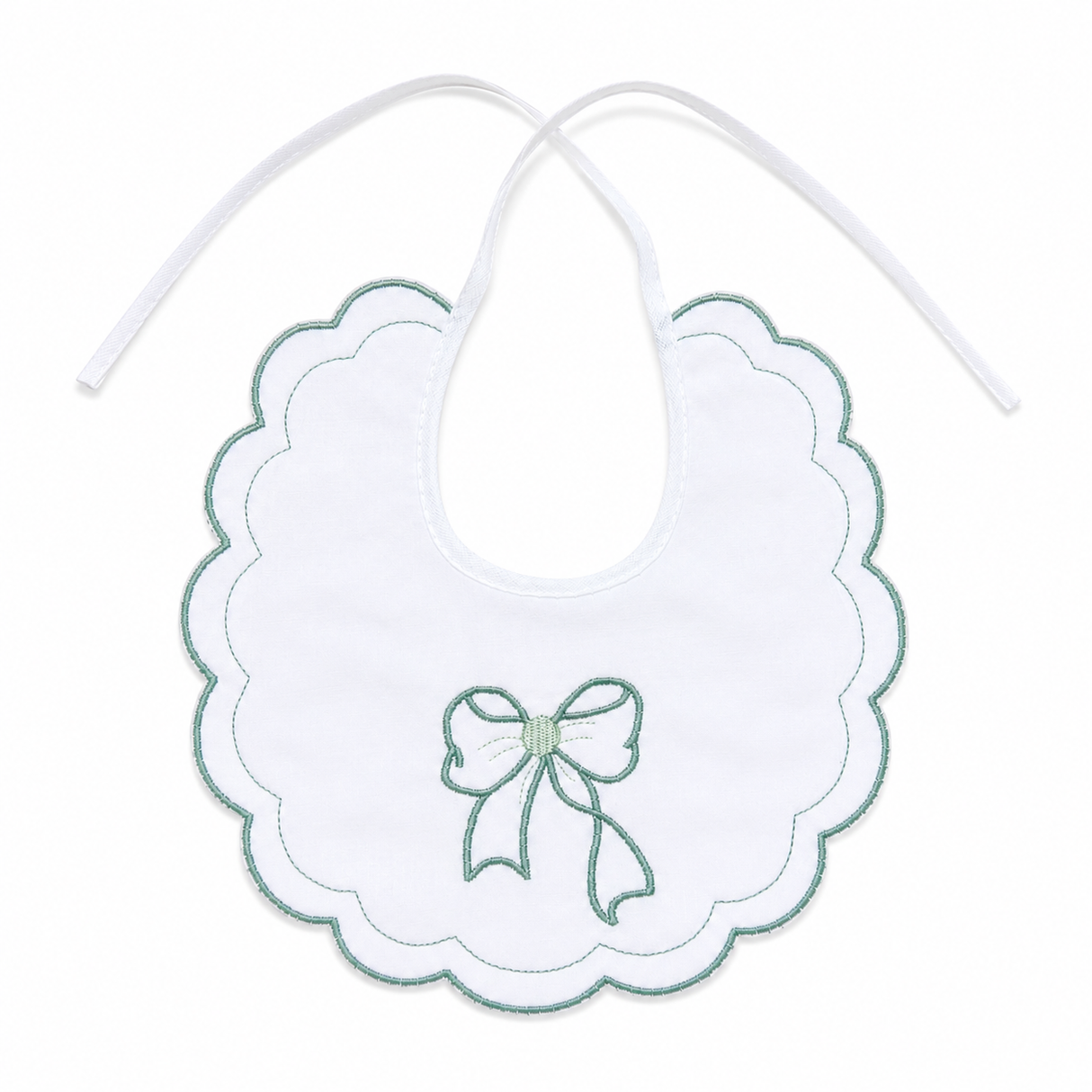 Bavaglino Neonato Fiocco 100% Cotone- Irge