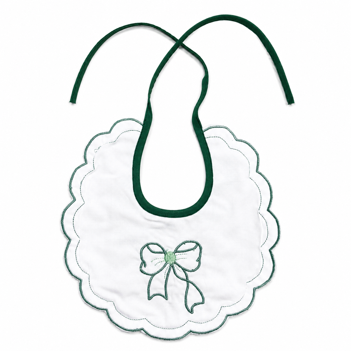 Bavaglino Neonato Fiocco 100% Cotone- Irge