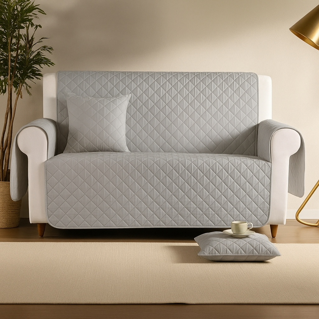 Copridivano Trapuntato Soft Double Face Zucchissime – Poltrona, 2/3/4 Posti