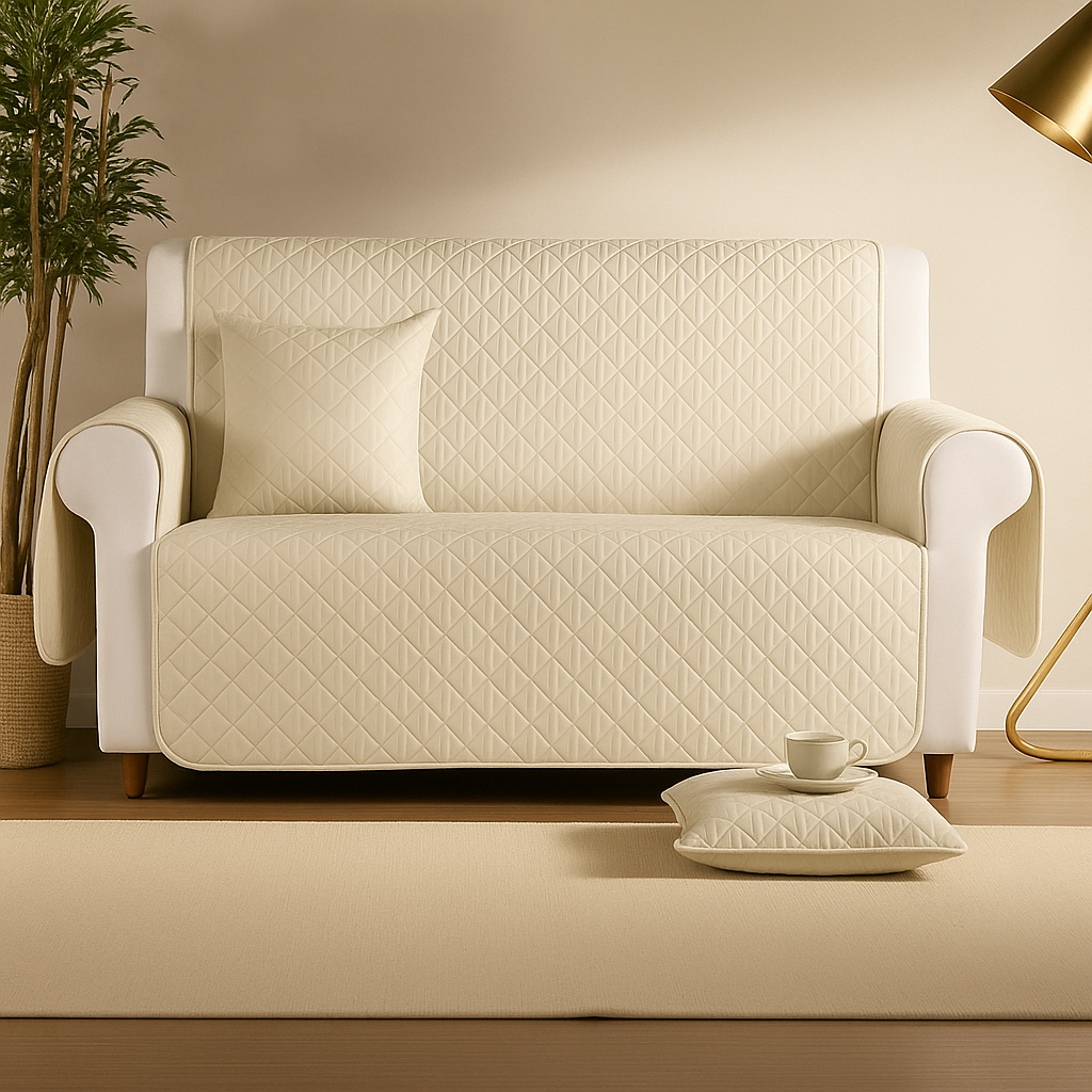 Copridivano Trapuntato Soft Double Face Zucchissime – Poltrona, 2/3/4 Posti