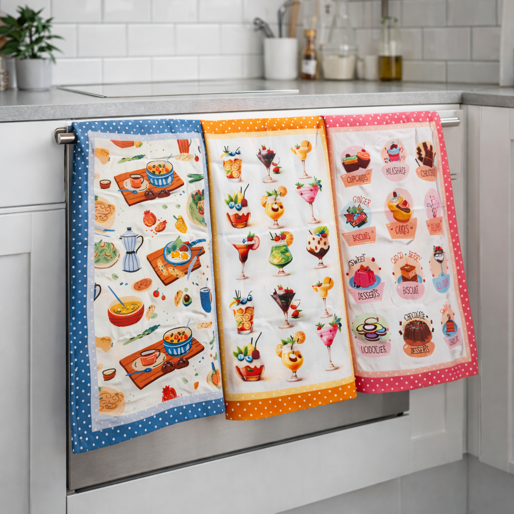 Strofinaccio da Cucina LOLLIPOSPS in Cotone - Caleffi