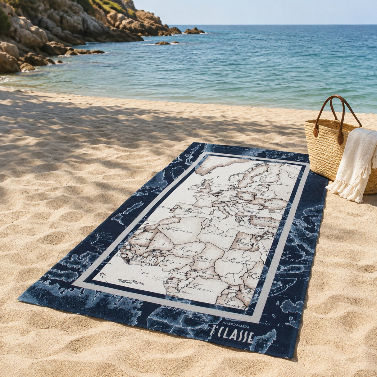 Telo Mare in Cotone GEOSQUARE - Alviero Martini Prima Classe