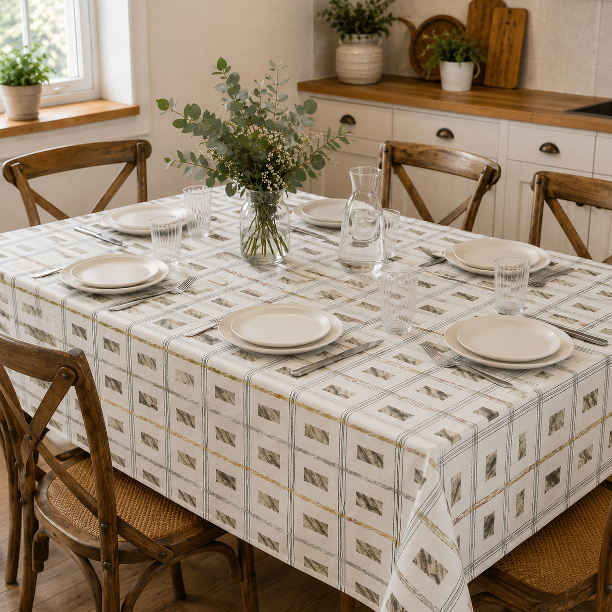 Tovaglia x12 ARMONIA con Tovaglioli - Vingi
