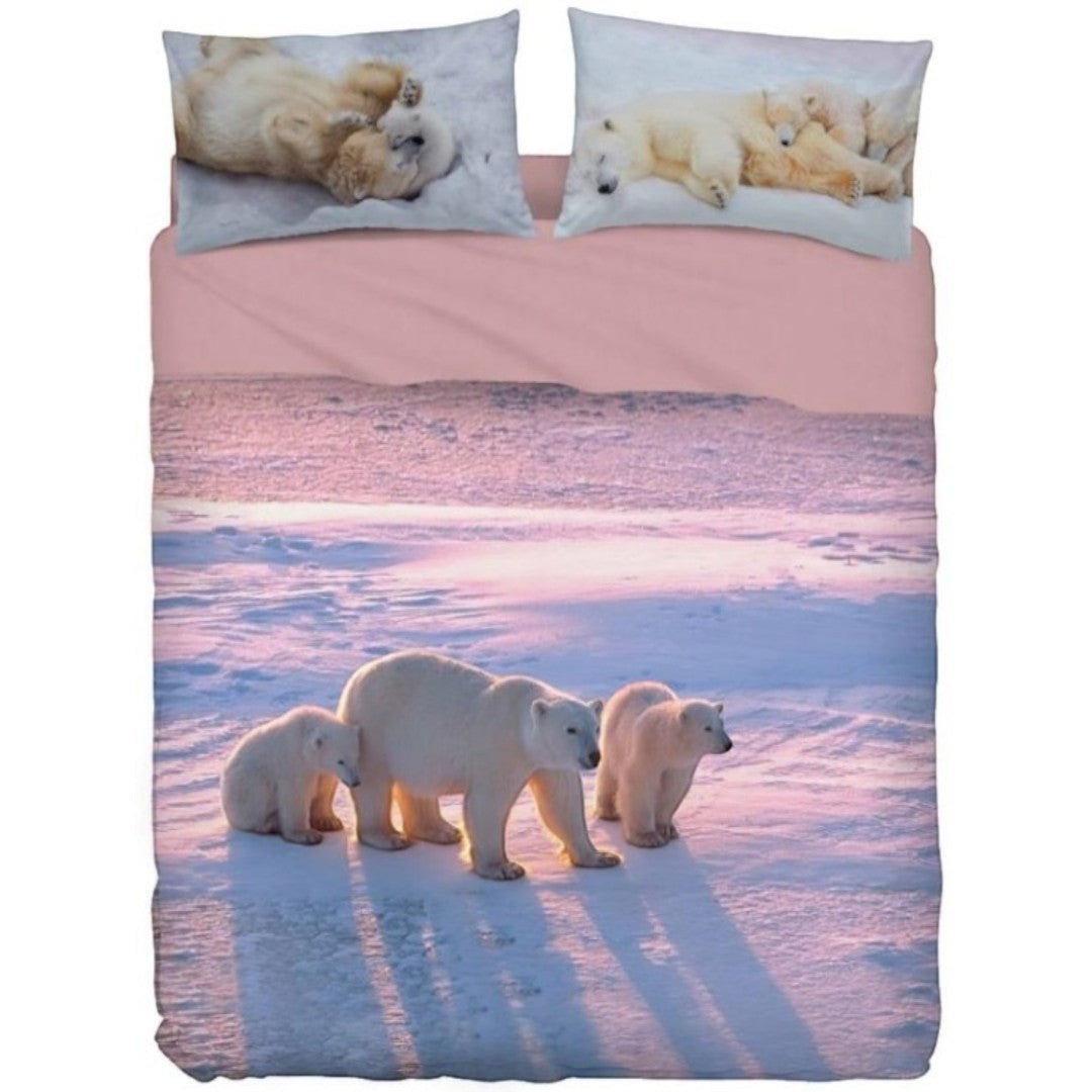 Completo Lenzuola Copriletto BEAR'S FAMILY By Bassetti