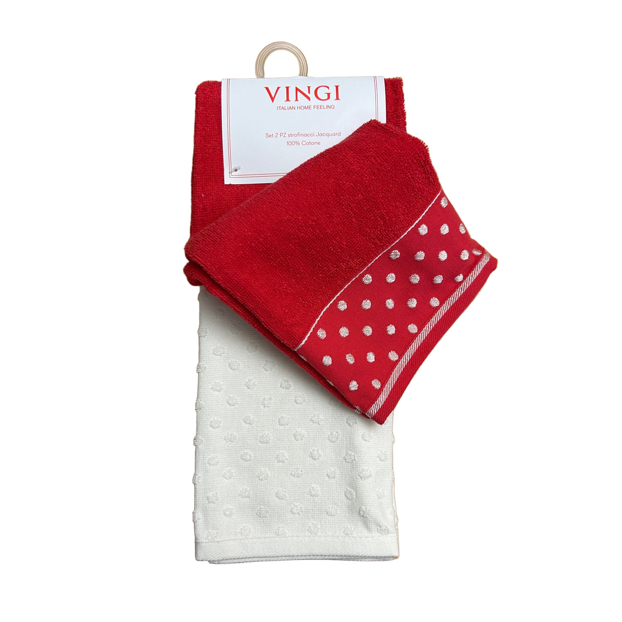 Coppia strofinacci Infinito xmas A - Vingi