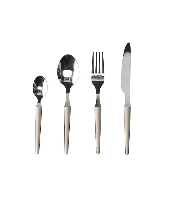 Servizio 24 Posate Zen crema Acciaio crema by Tognana