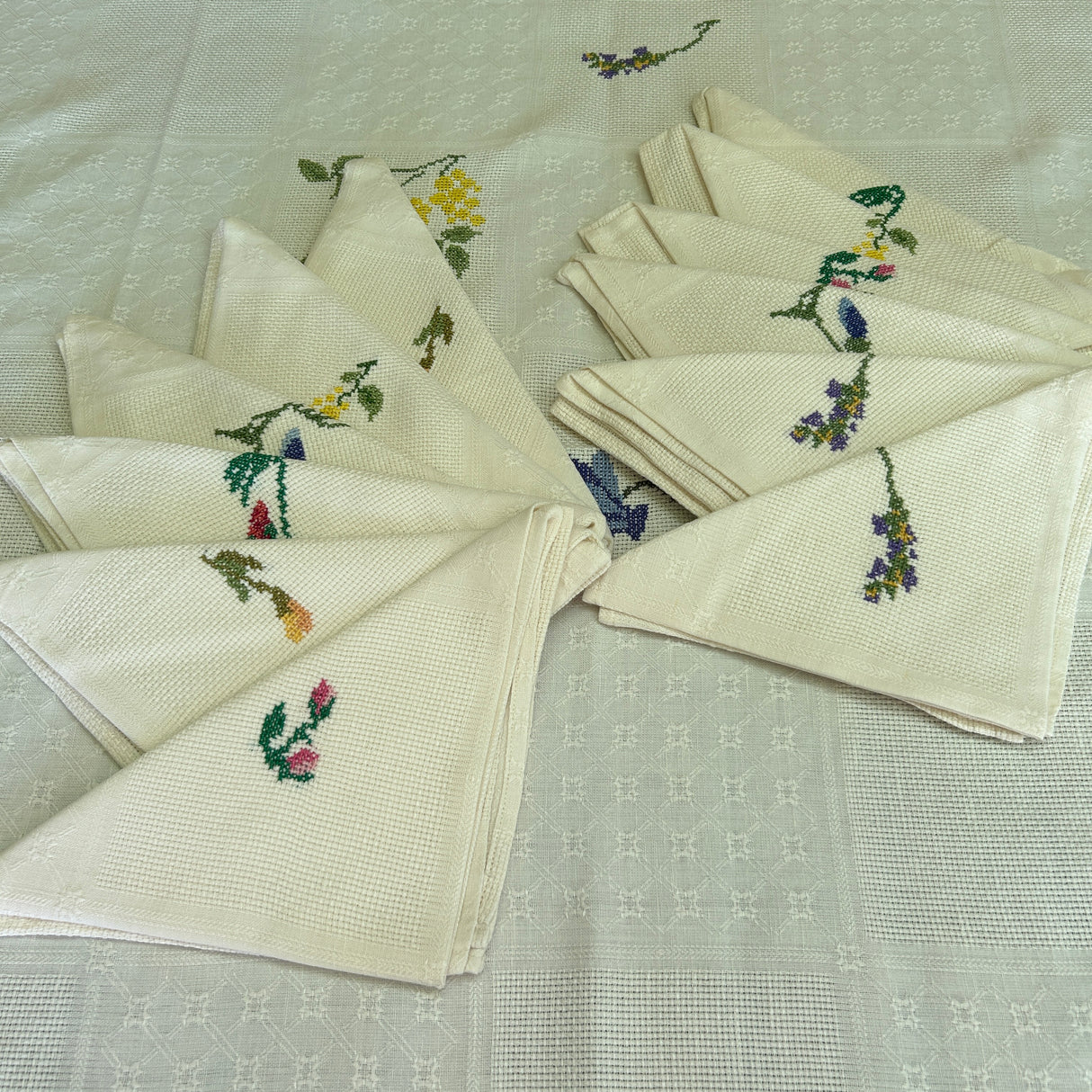 Servizio da tavola x12 Garden (615) By Mondo Biancheria