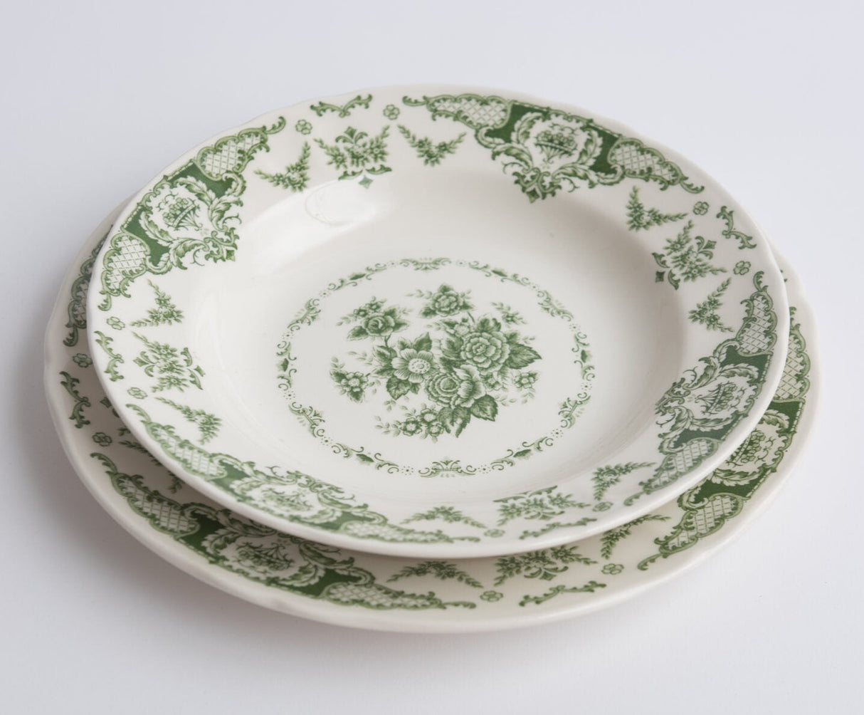 Servizio Piatti 18 pezzi JOSEPHINE verde - Coccole di casa