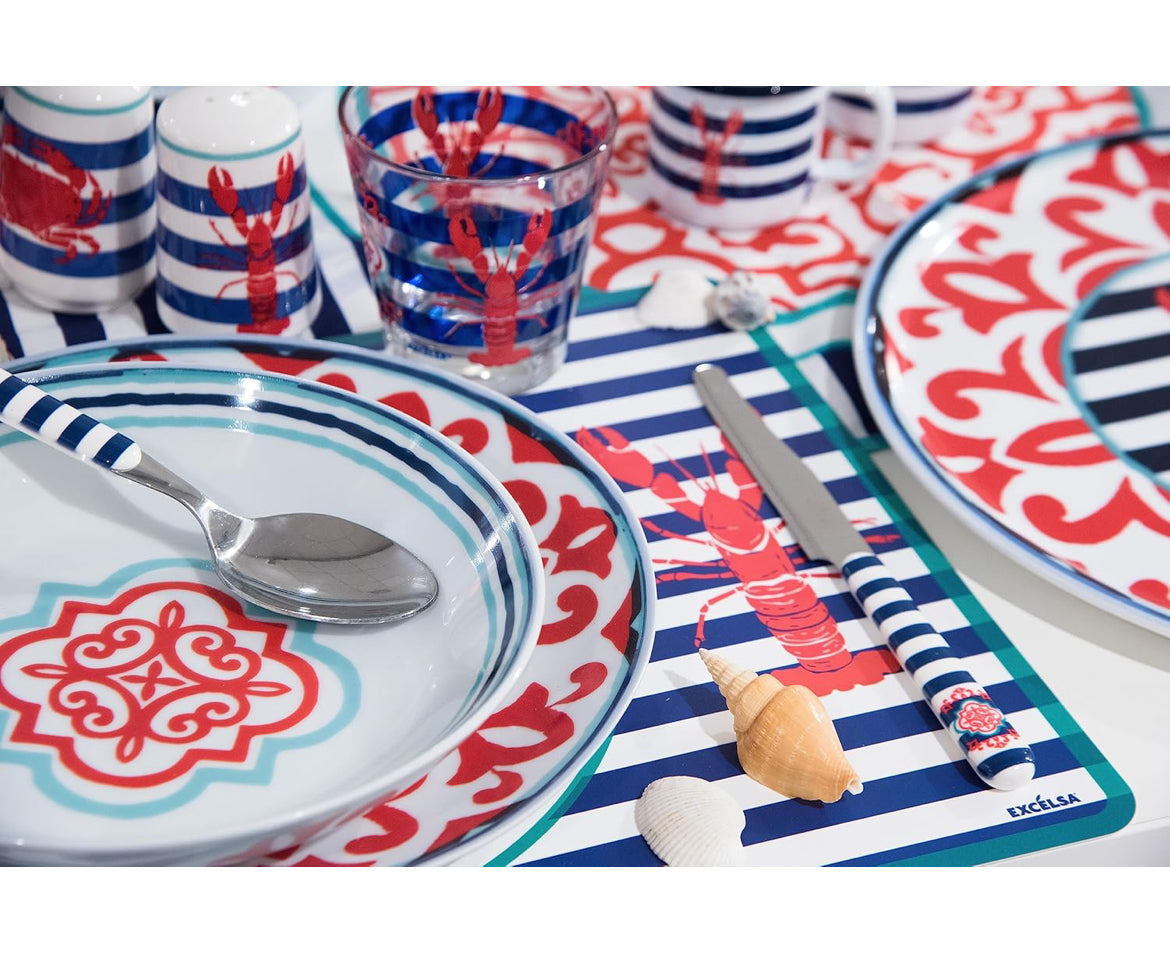 Servizio Piatti x6 Persone BOSTON by Excelsa