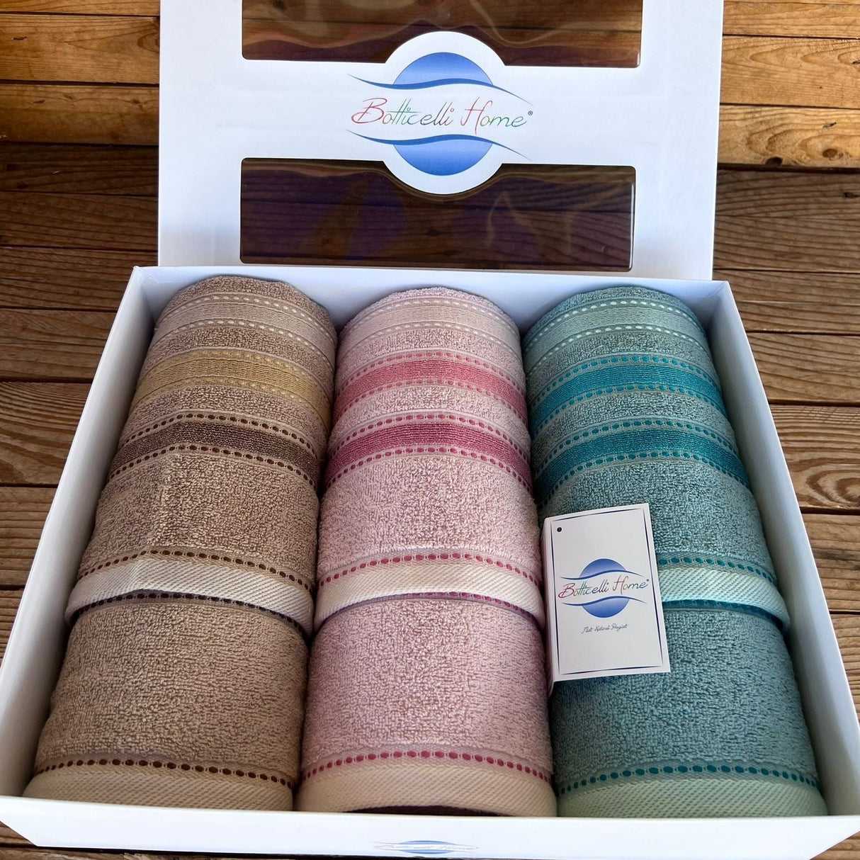 Asciugamani 3+3 GRADATION By BOTTICELLI HOME