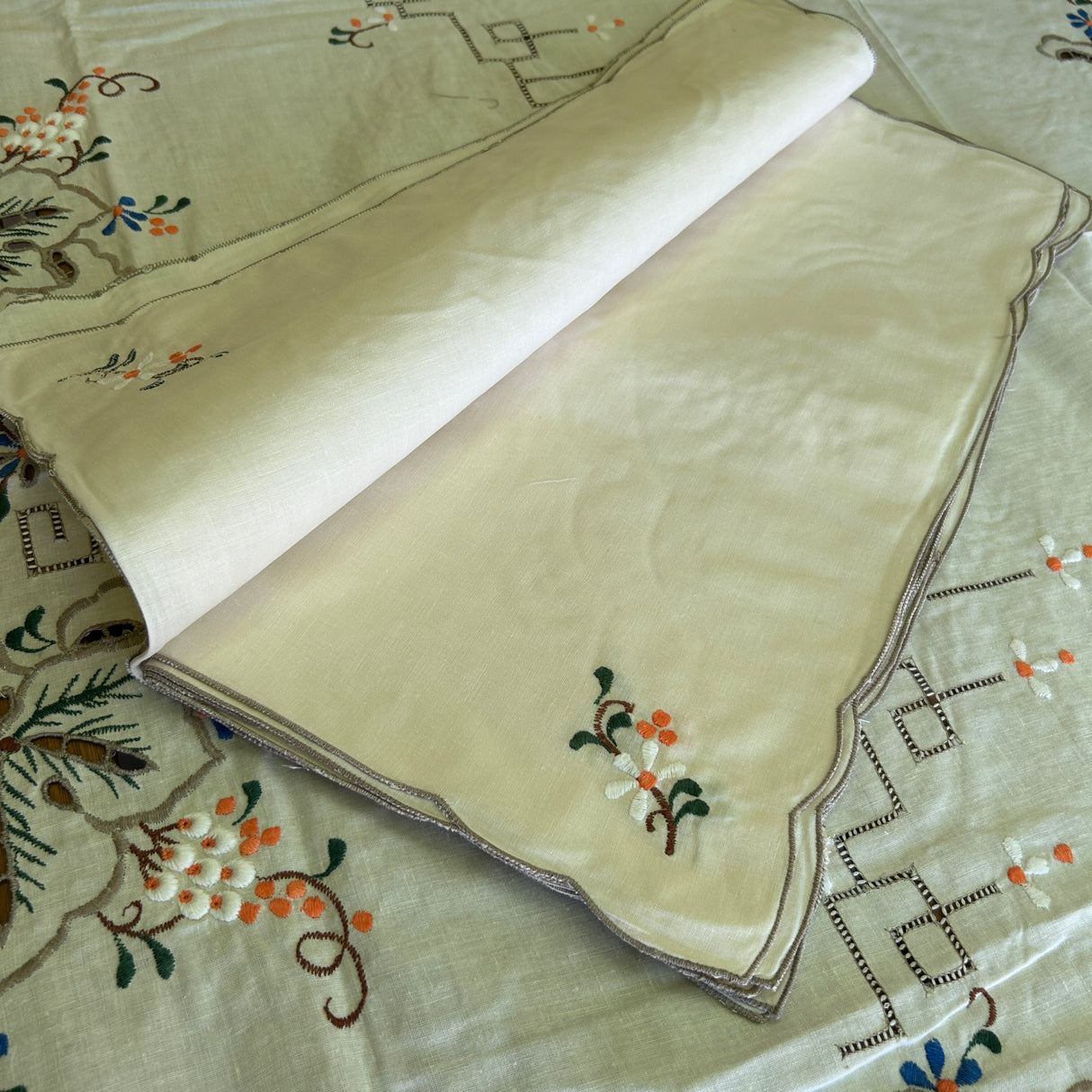 Tovaglia rotonda DELICATA by Mondo Biancheria