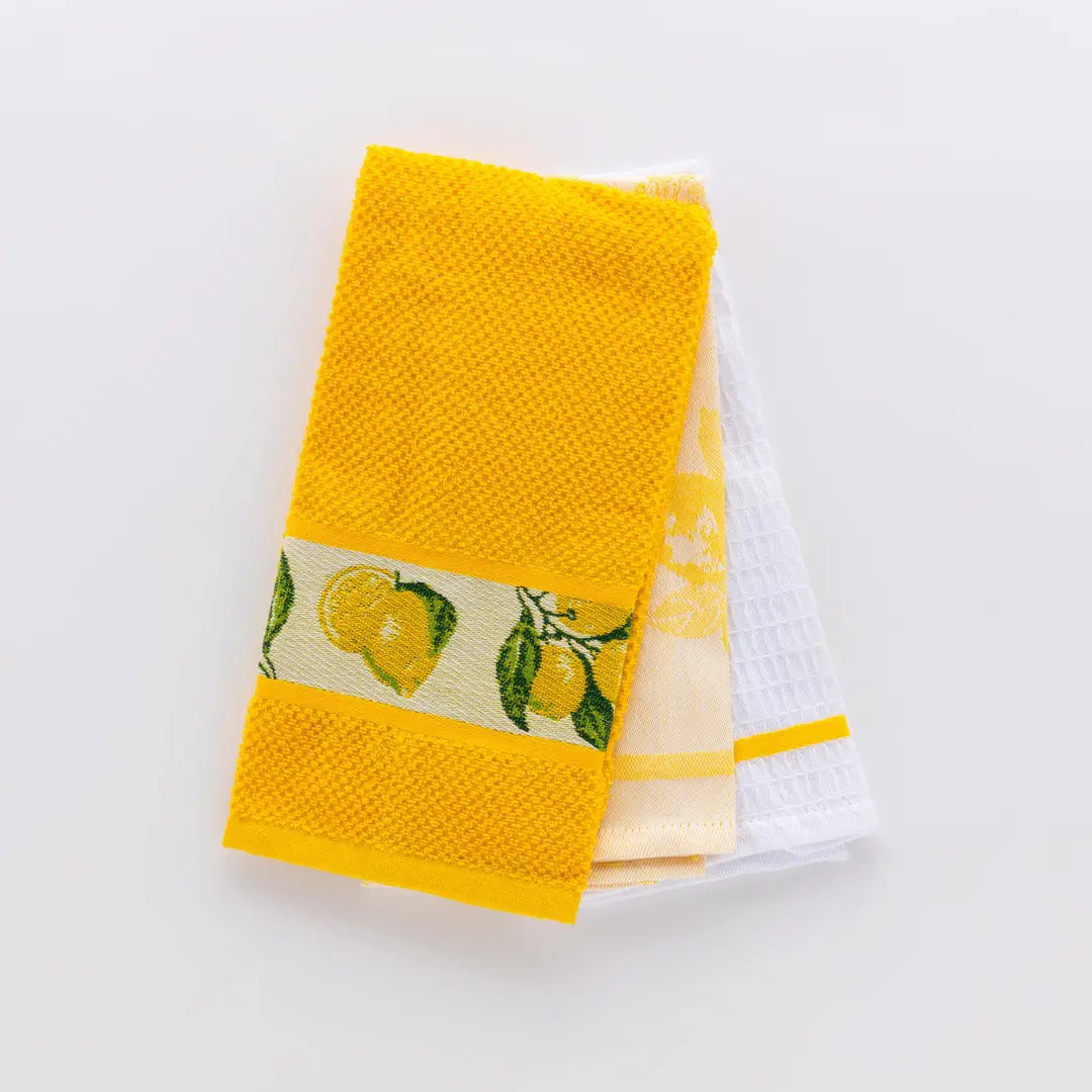 Tris Strofinacci Limone - Linea Oro