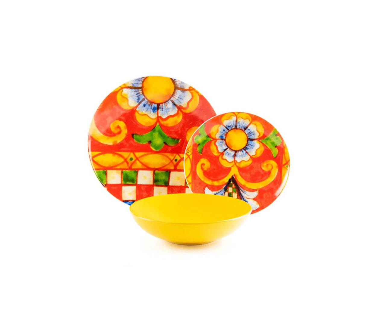 Servizio Piatti x6 Persone CALTAGIRONE by Excelsa