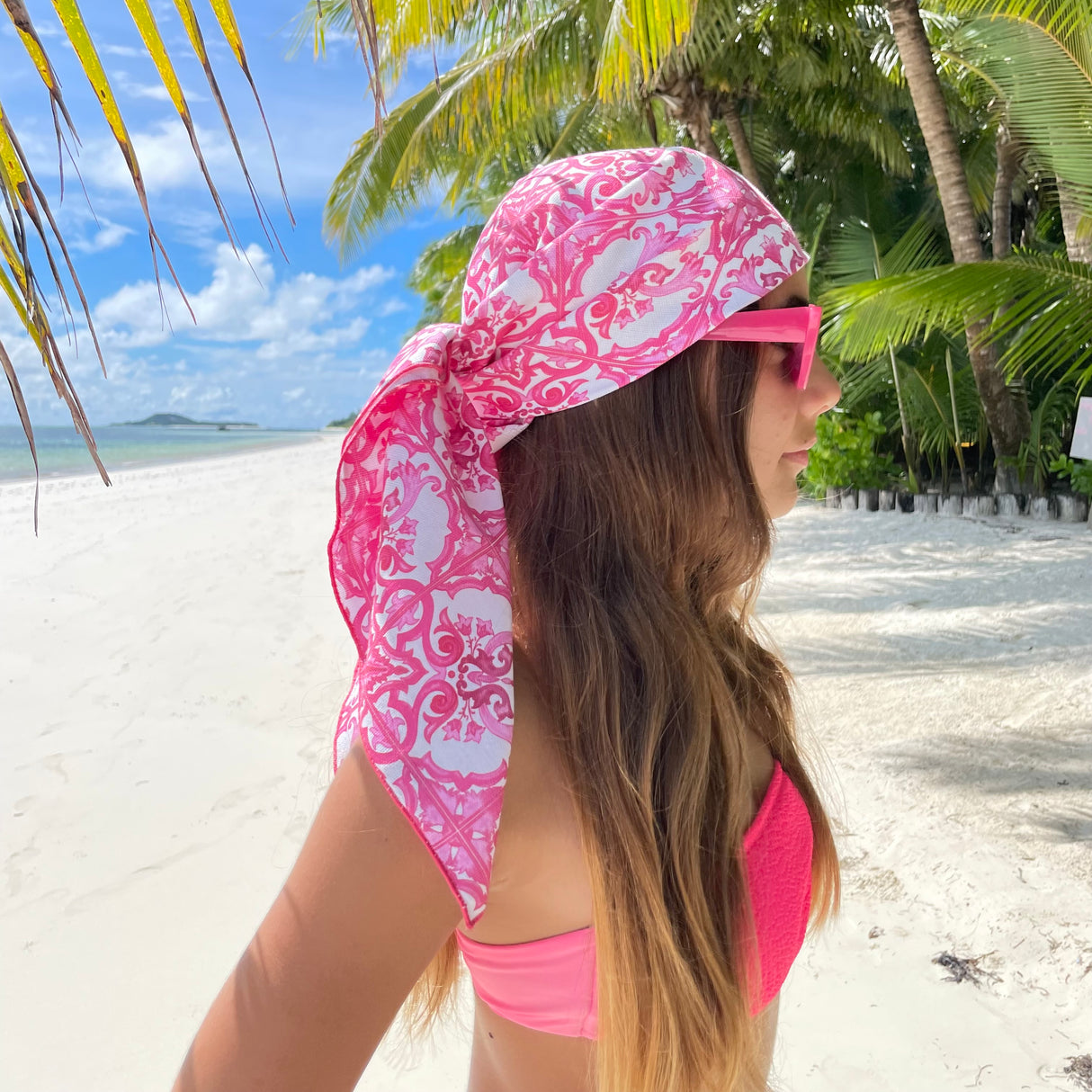 Foulard MAIOLICHE ROSA by Magilù