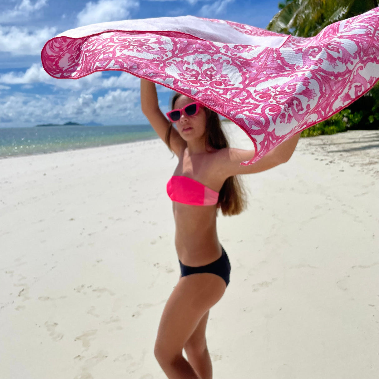 Foulard MAIOLICHE ROSA by Magilù