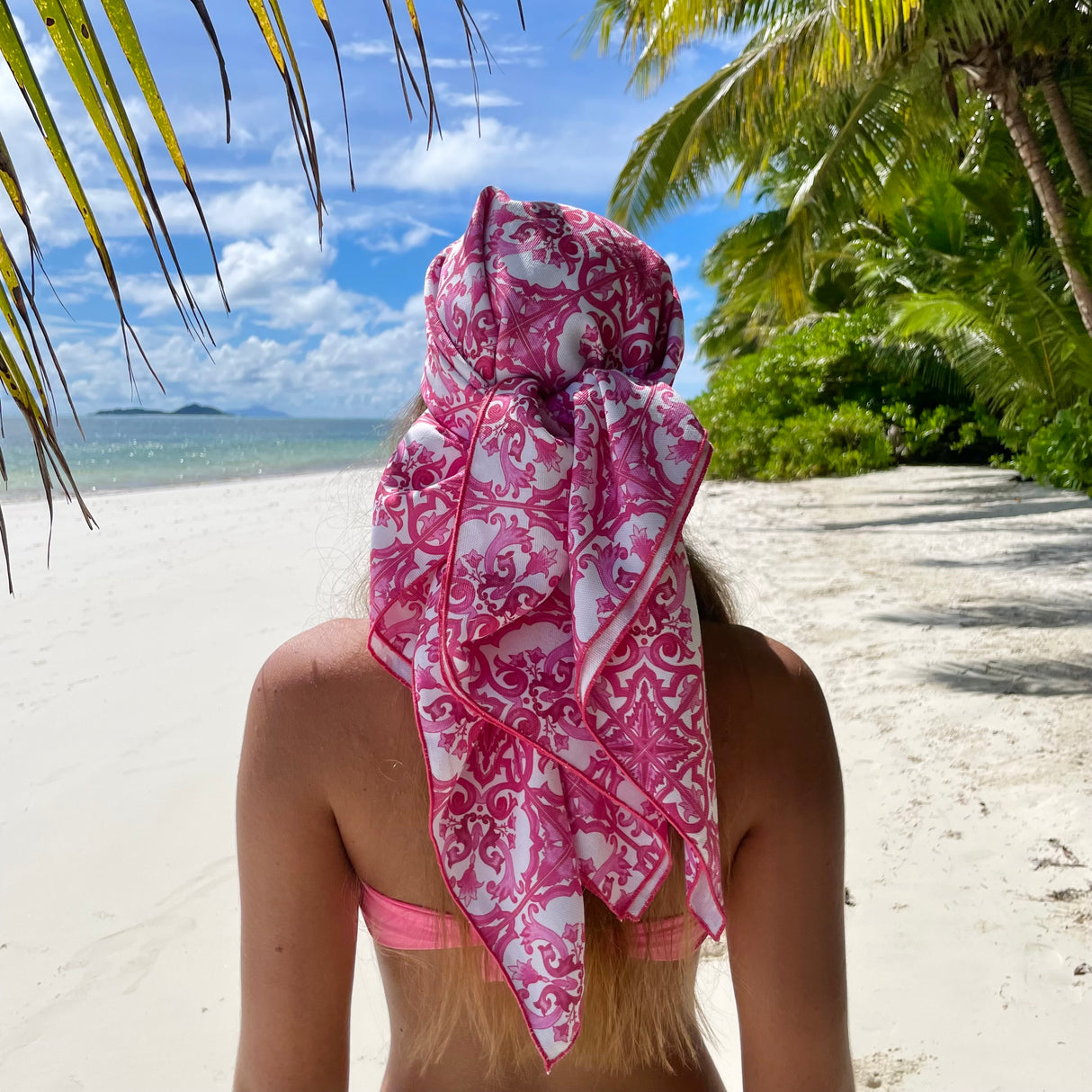 Foulard MAIOLICHE ROSA by Magilù