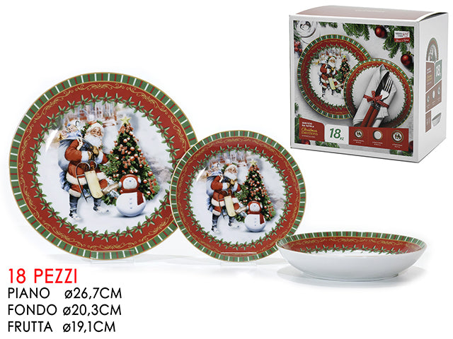 Servizio Piatti x6 Persone CHRISTMAS EMOTIONS by Gusto Casa