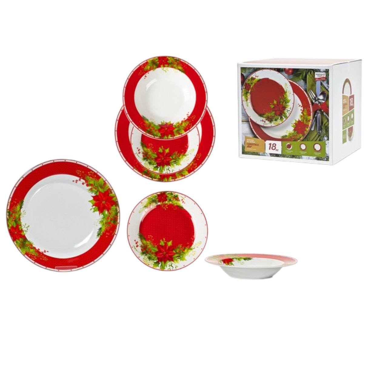 Servizio Piatti x6 Persone STAR - Gusto Casa