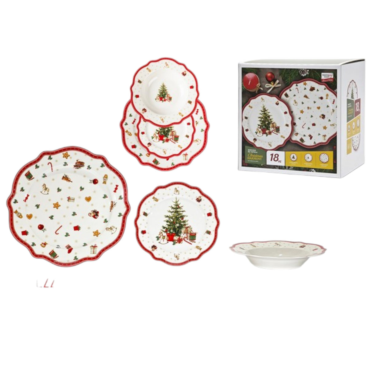 Servizio Piatti x6 Persone HARMONY - Gusto Casa