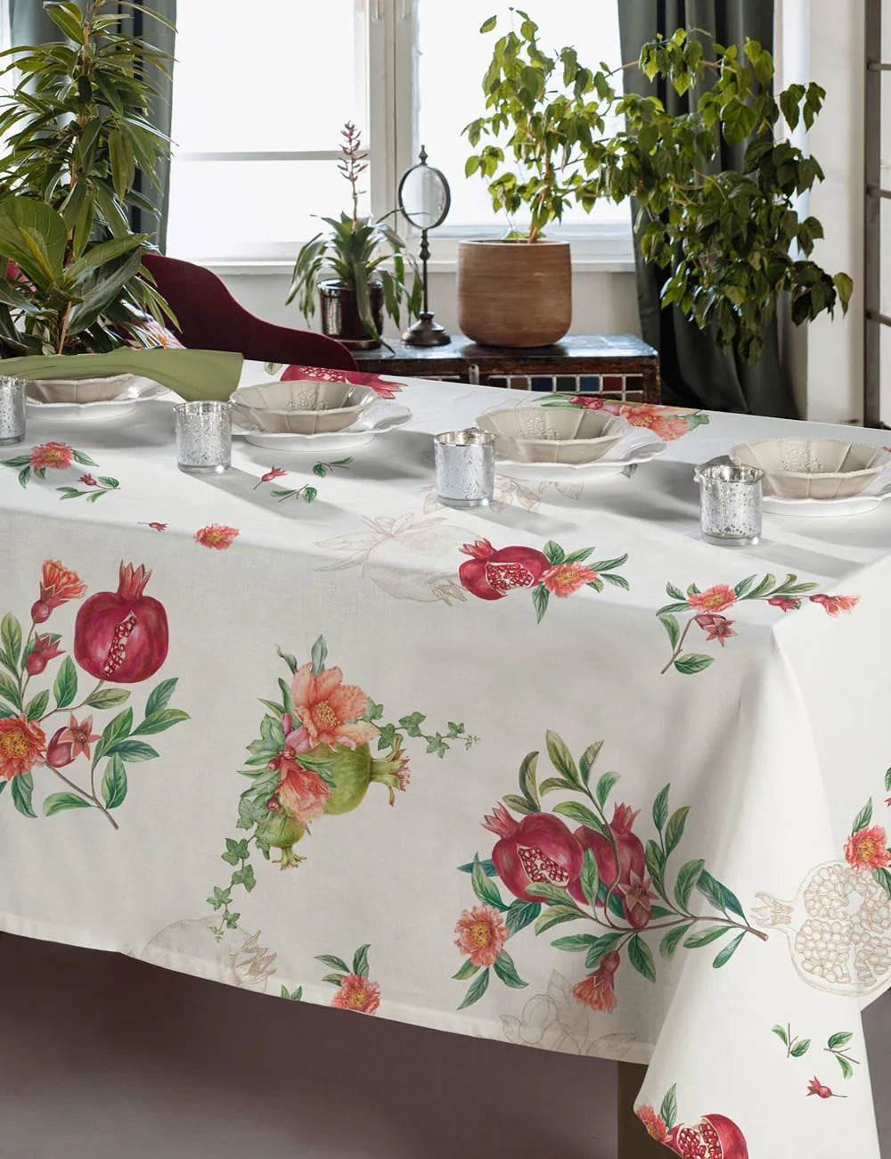 Tovaglia x18 GRANATUM by Tessitura Randi