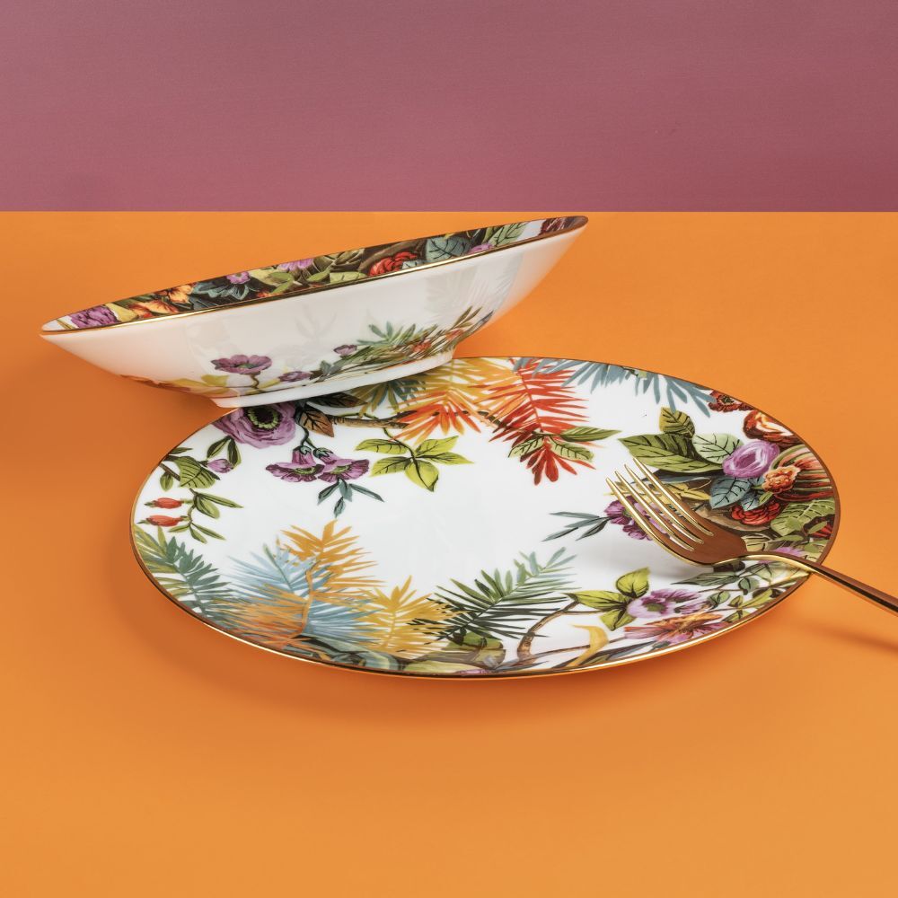 Piatto Fondo 23cm White Exotic Jungle - Weissestal