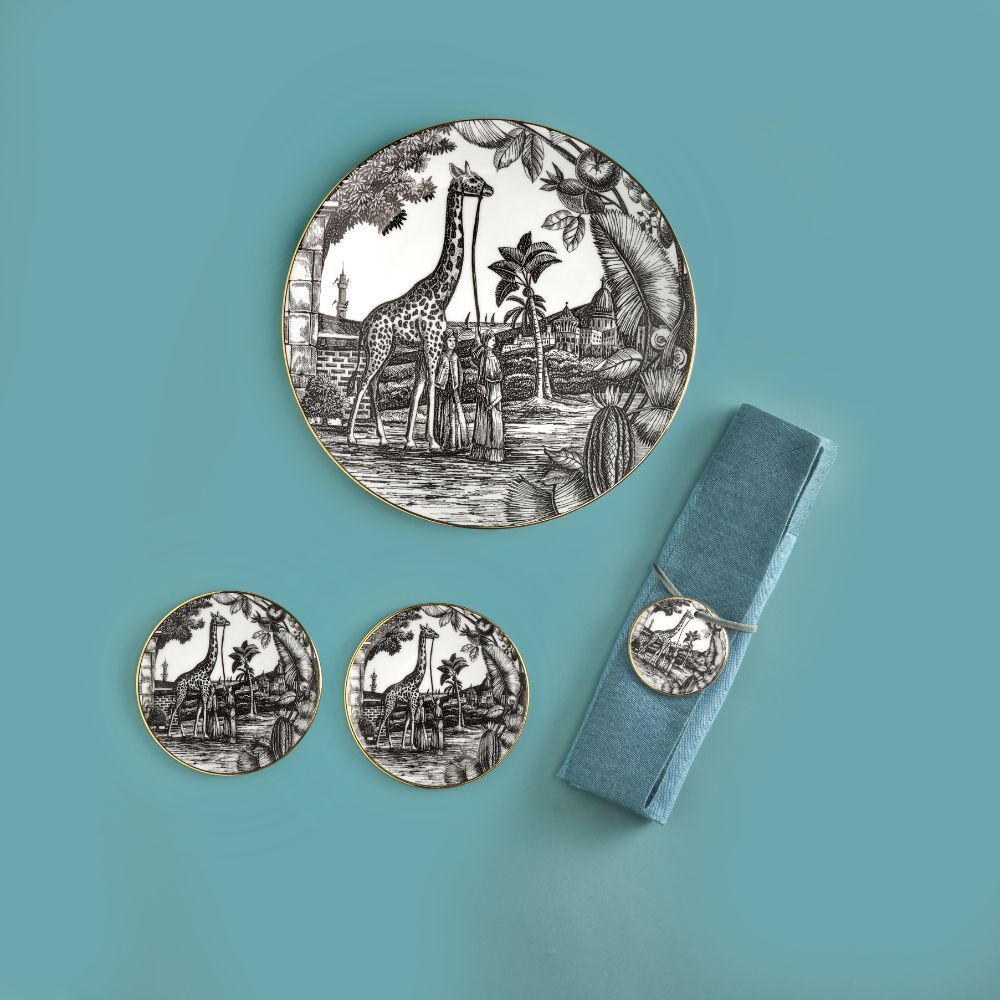 Set 2 Sottobicchieri 12 cm Souvenirs De Voyage - Weissestal