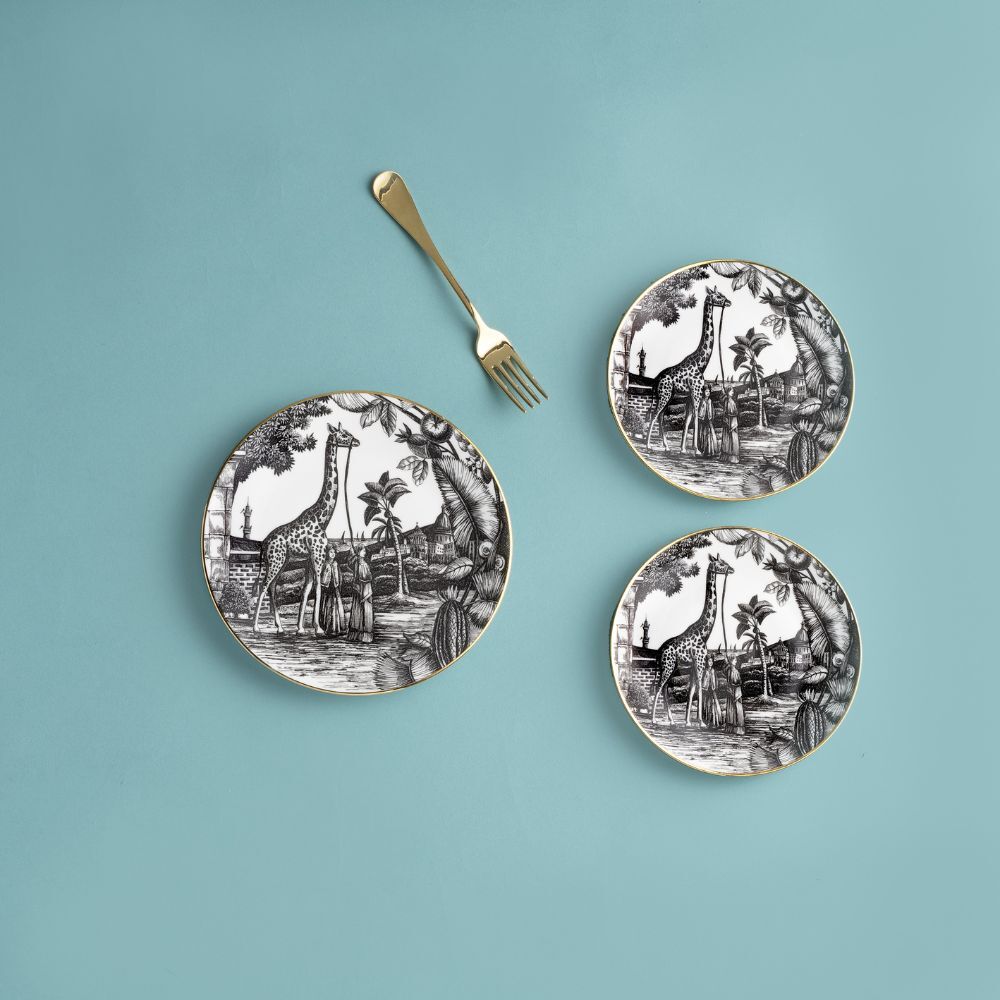 Set 2 Piattini Pane 17 cm Souvenirs De Voyage - Weissestal