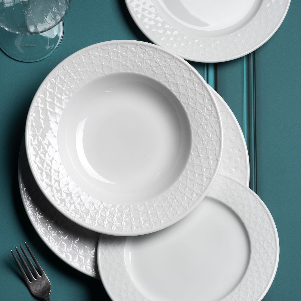 Servizio tavola 18 pezzi in porcellana Star - Weissestal