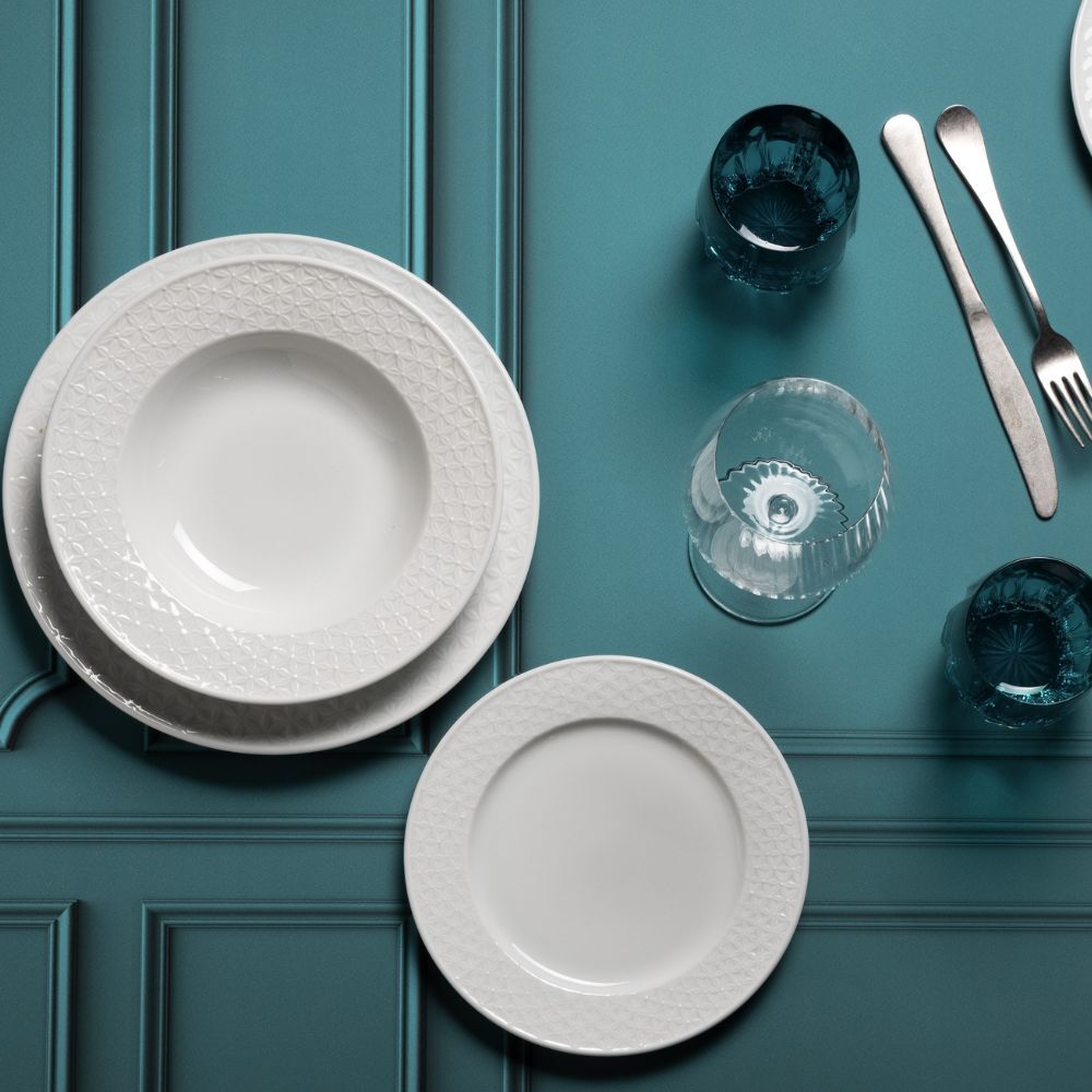 Servizio tavola 18 pezzi in porcellana Star - Weissestal