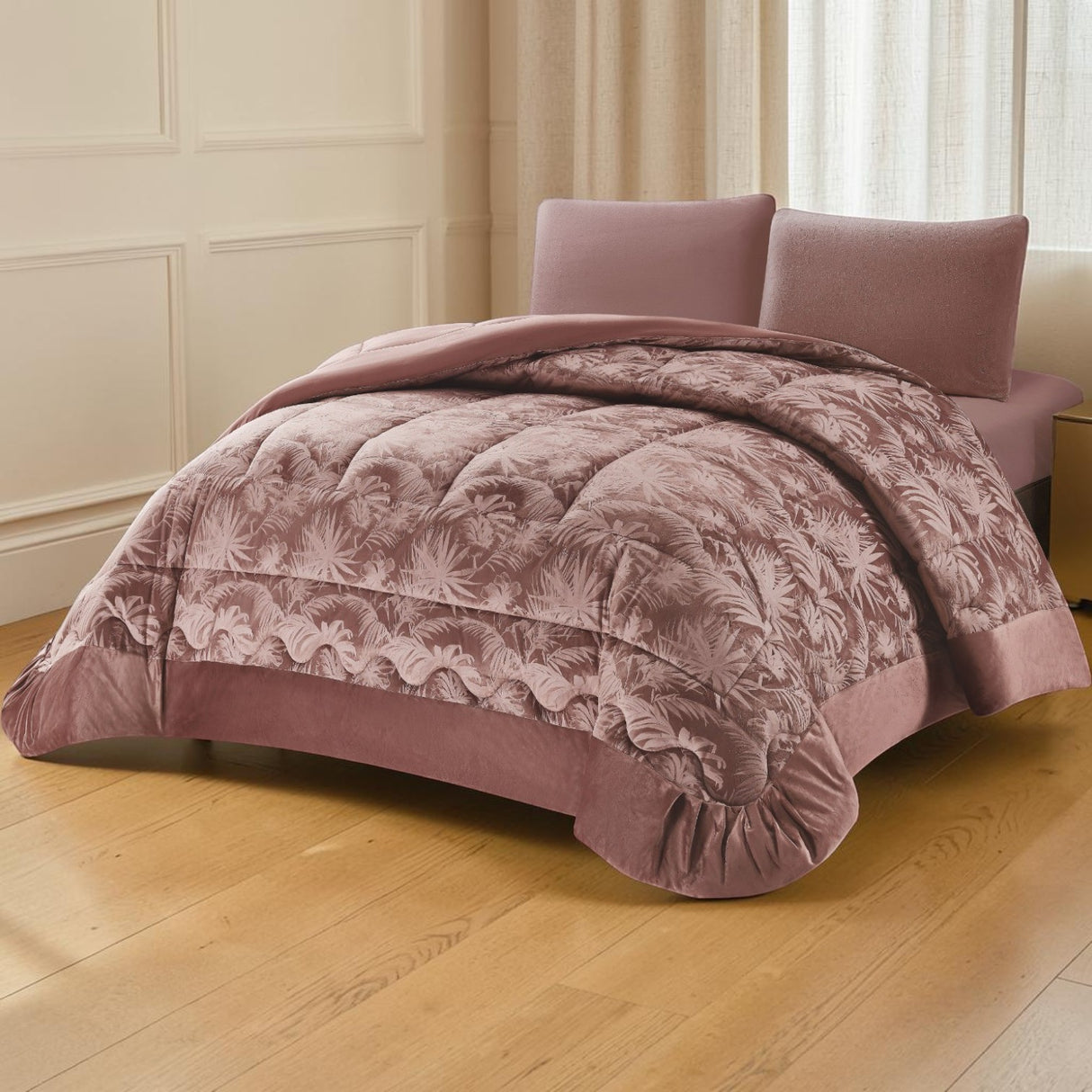 Trapunta Matrimoniale Andy in Velluto Jacquard – Il Filo