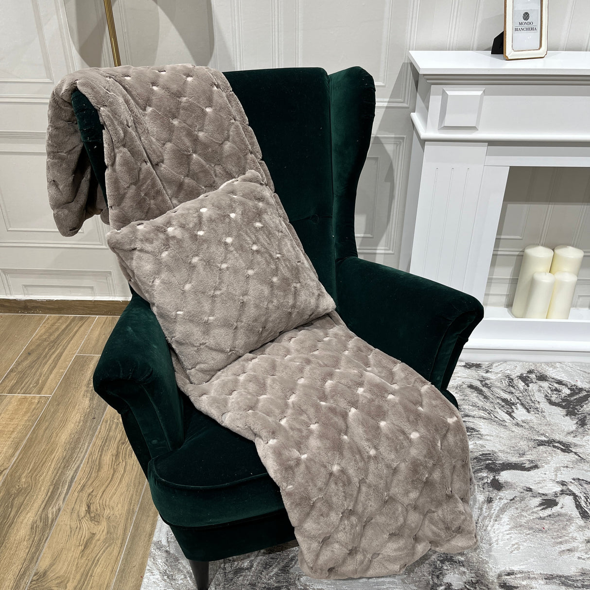 Plaid COURMAYEUR + Cuscino by Acca24