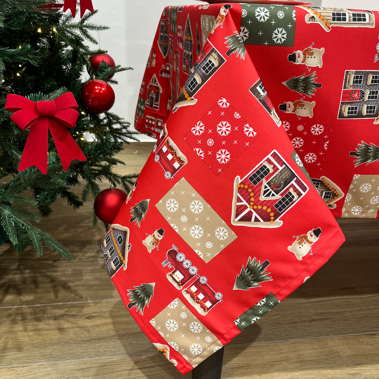 Servizio da Tavola x12 ARMONY CASETTE Rossa by Vingi (Natale)