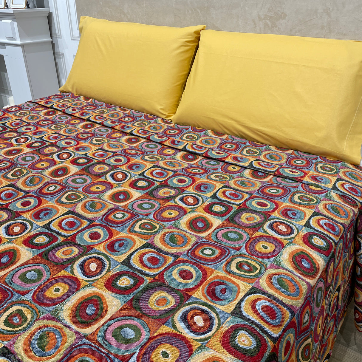 Copriletto matrimoniale KANDINSKY by Via Roma 60