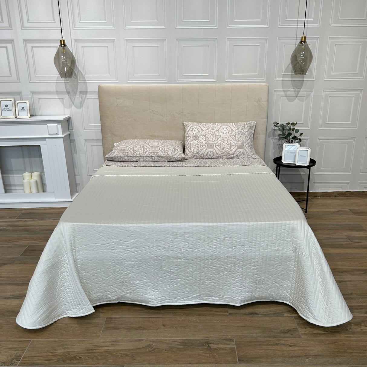 Trapuntino matrimoniale SATIN in raso by Cloe