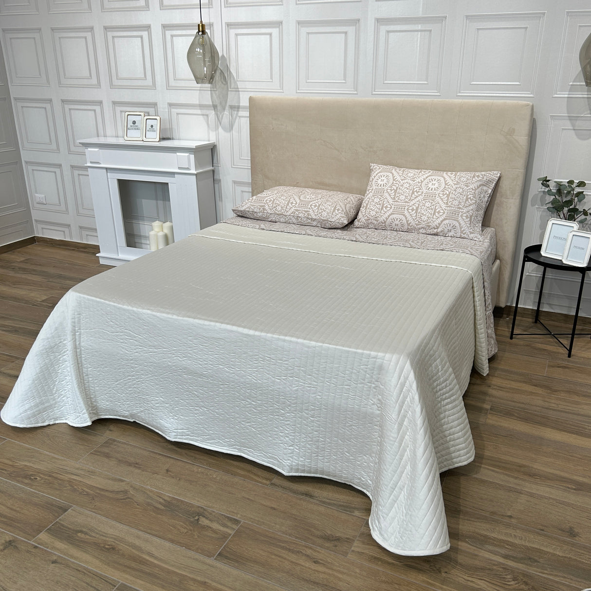 Trapuntino matrimoniale SATIN in raso by Cloe