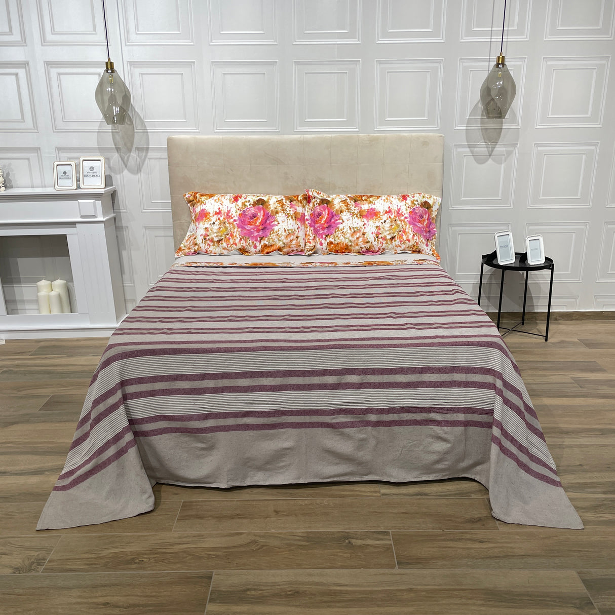 Telo Arredo\Copriletto piazza e mezza STRIPES by Ambrosiana