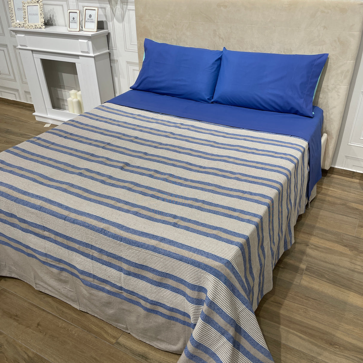 Telo Arredo\Copriletto matrimoniale STRIPES by Ambrosiana