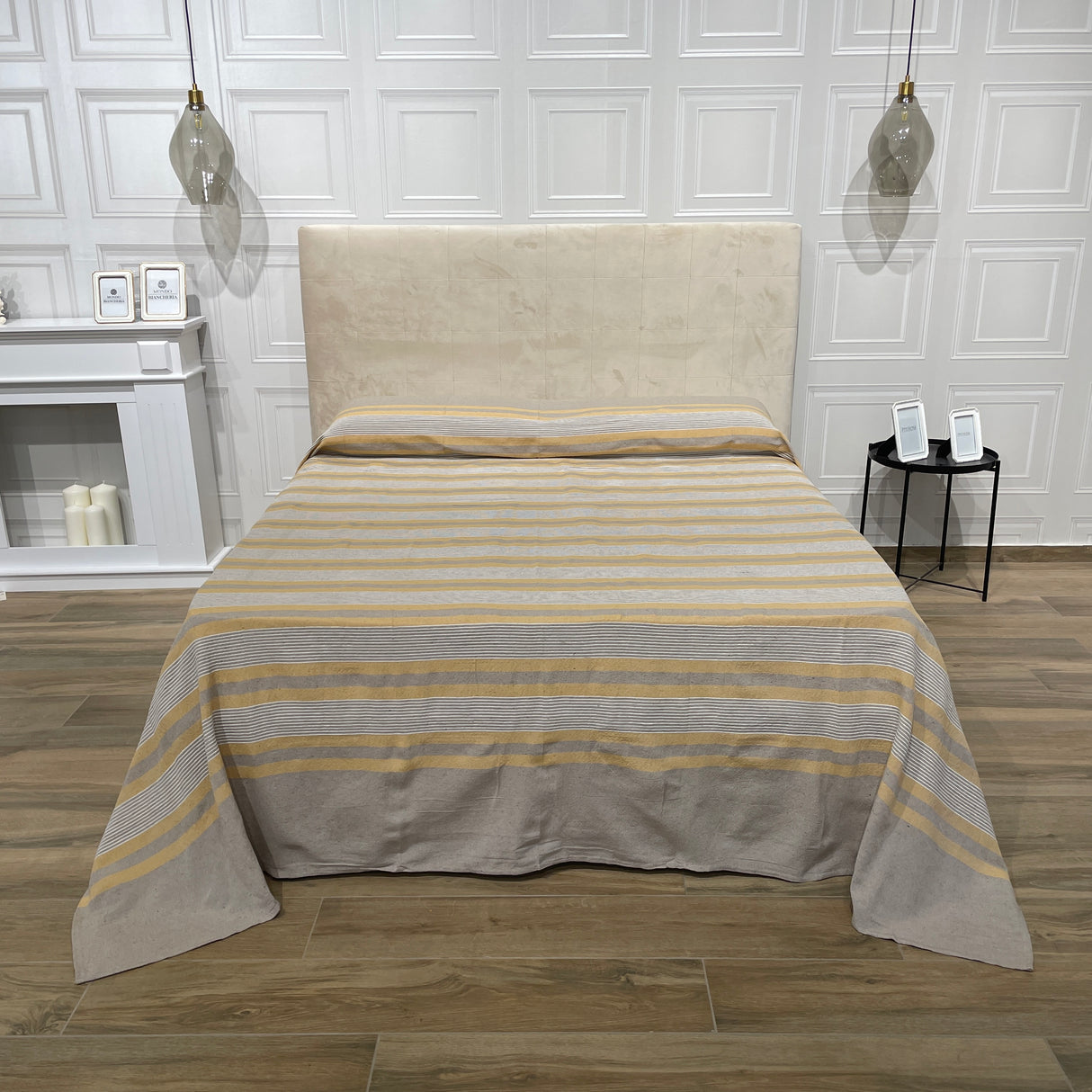 Telo Arredo\Copriletto matrimoniale STRIPES by Ambrosiana