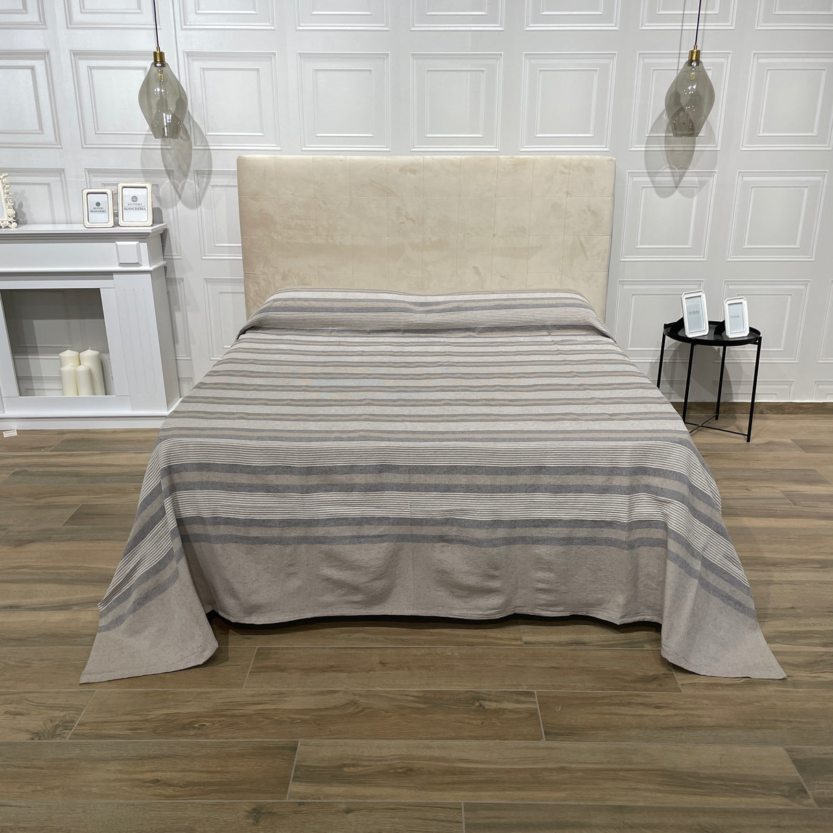 Telo Arredo\Copriletto matrimoniale STRIPES by Ambrosiana